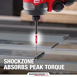 Milwaukee 48-32-4791, SHOCKWAVE 3-1/2" Impact Phillips #2 Power Bits (sold/ea)