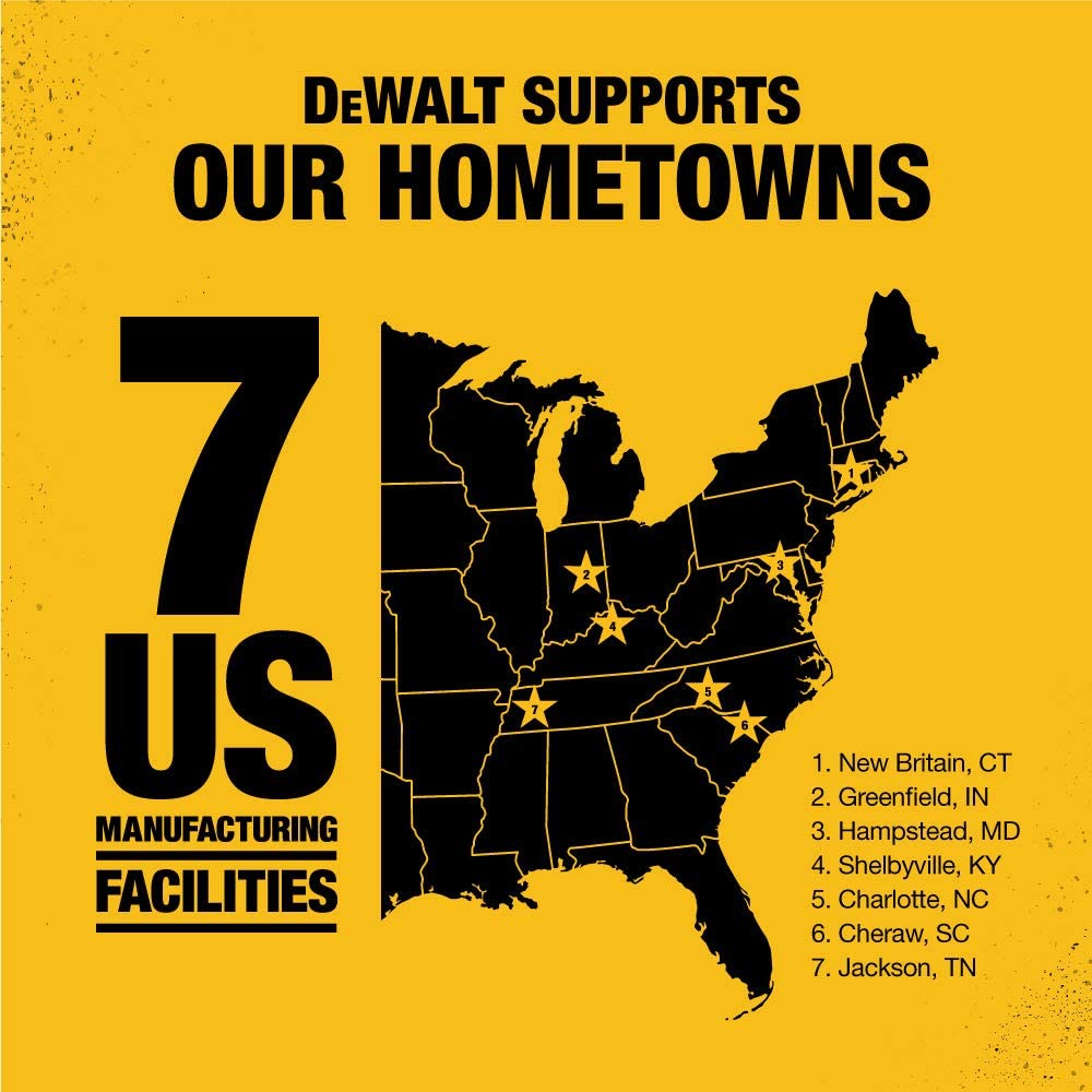 DEWALT D28066N, 13A, 5''/6'' Rat Tail SAG, no lock-on, with Lock-Off (Two Stage Trigger)