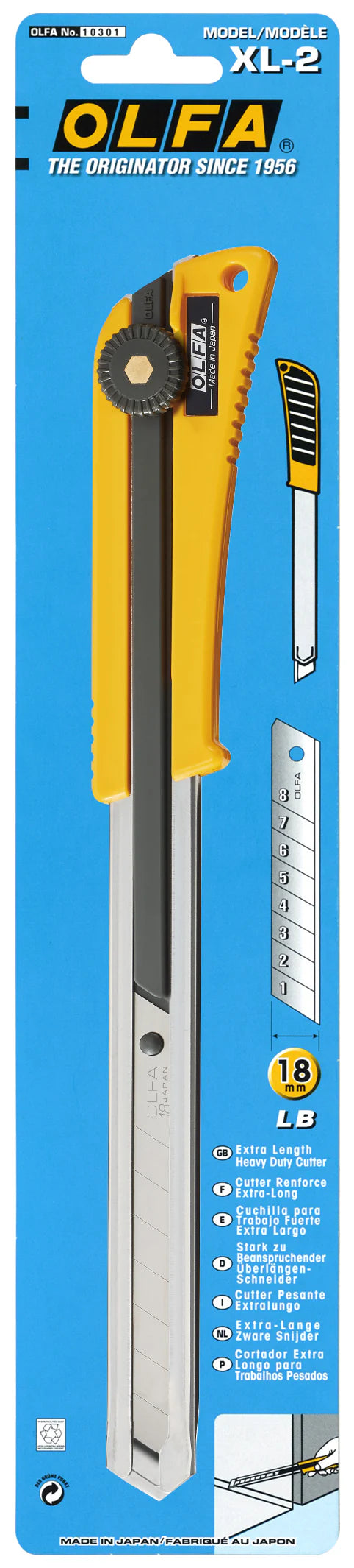 OLFA 9042, 18mm Extended Reach Utility Knife (XL-2)