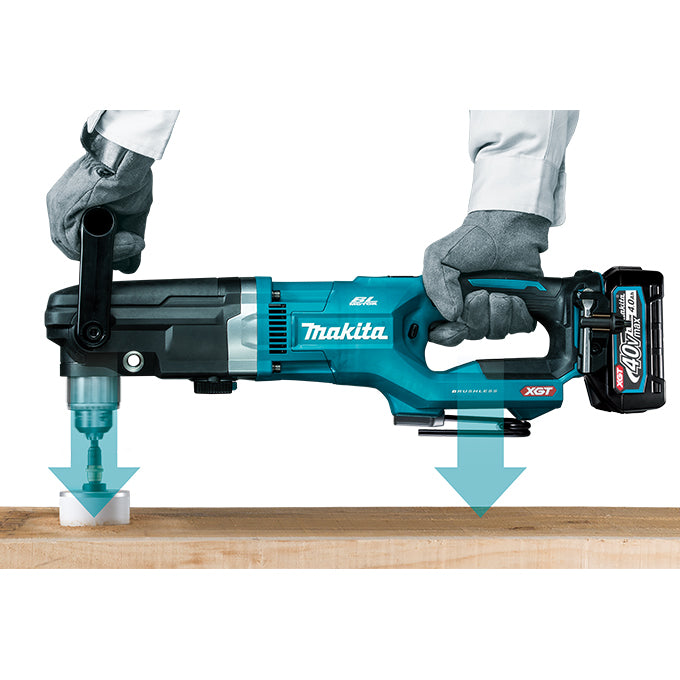 Makita DA001GM101, XGT 40V (4.0 Ah) MAX Li-Ion Brushless 1/2” Angle Drill Kit