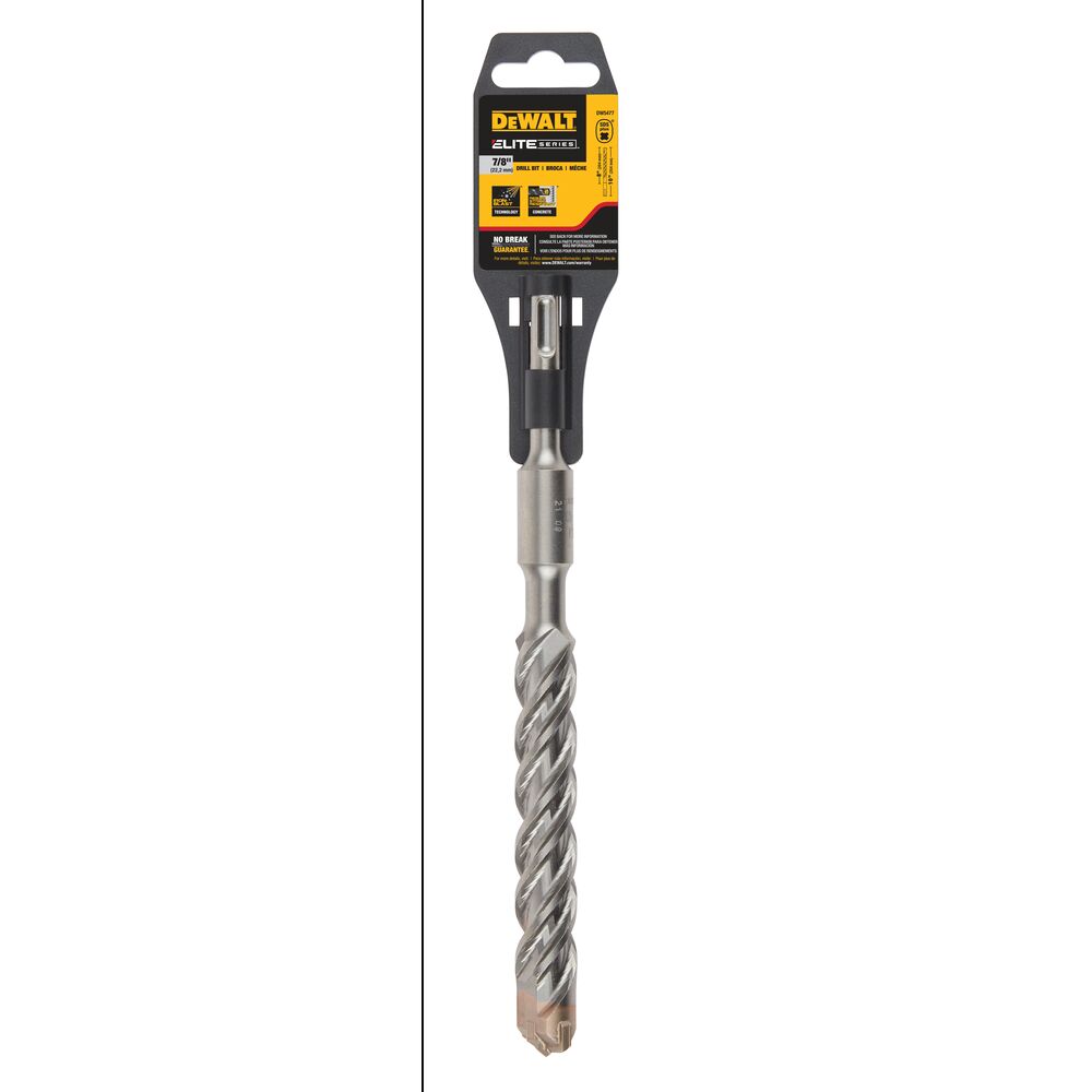 DEWALT DW5481, 1-1/8'' x 8'' x 10'' High Impact 4 Cutter SDS Plus Hammer Bit (sold/ea)