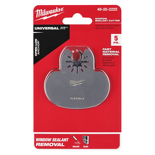 Milwaukee 49-25-2222, OPEN-LOK MUSHROOM SEALANT SCRAPER BLADE 5PK