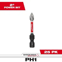 Milwaukee 48-32-4760, SHOCKWAVE 2" PH1 Impact Bit