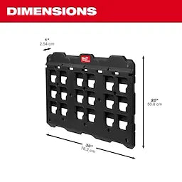 Milwaukee 48-22-8487, PACKOUT Large Wall Plate