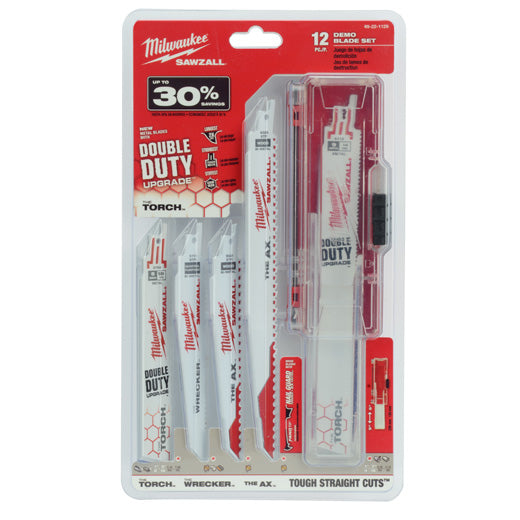 Milwaukee 49-22-1129, 12PC ULTIMATE DEMOLITION SAWZALL Blade Set