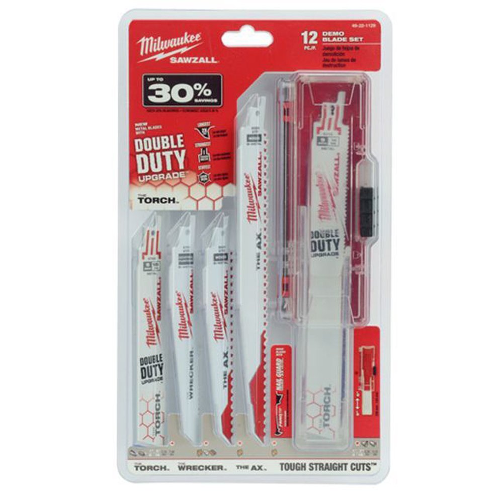 Milwaukee 49-22-3329, 12 pc Demo Blade Set