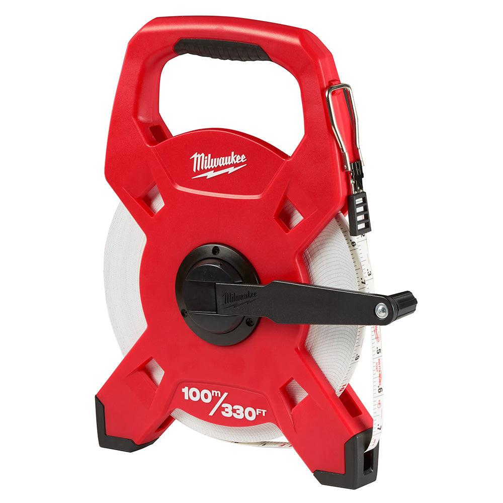 Milwaukee 48-22-5310, 300ft/100m Fiberglass Open Reel Long Tape