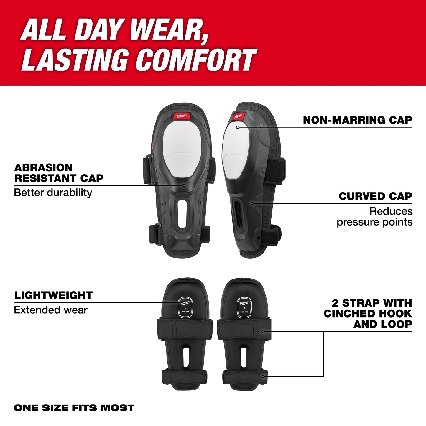 Milwaukee 48-73-6070, Dynamic Flooring Knee Pad