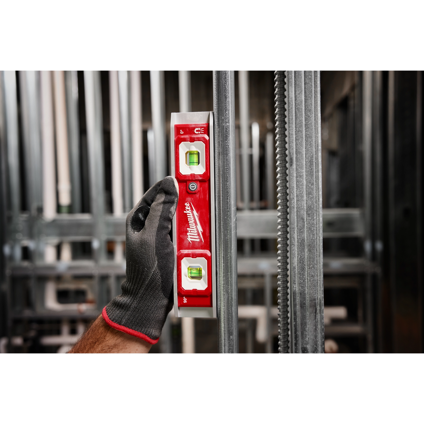 Milwaukee 48-22-5105, 9" Torpedo Level with Lighted Vials