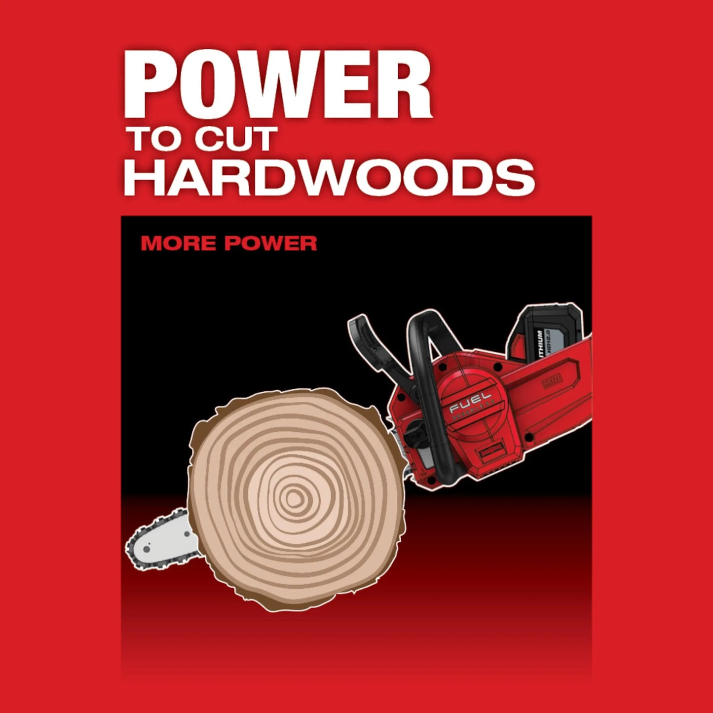 Milwaukee 2727-21HD, M18 Fuel 16" Chainsaw Kit (12 Ah)