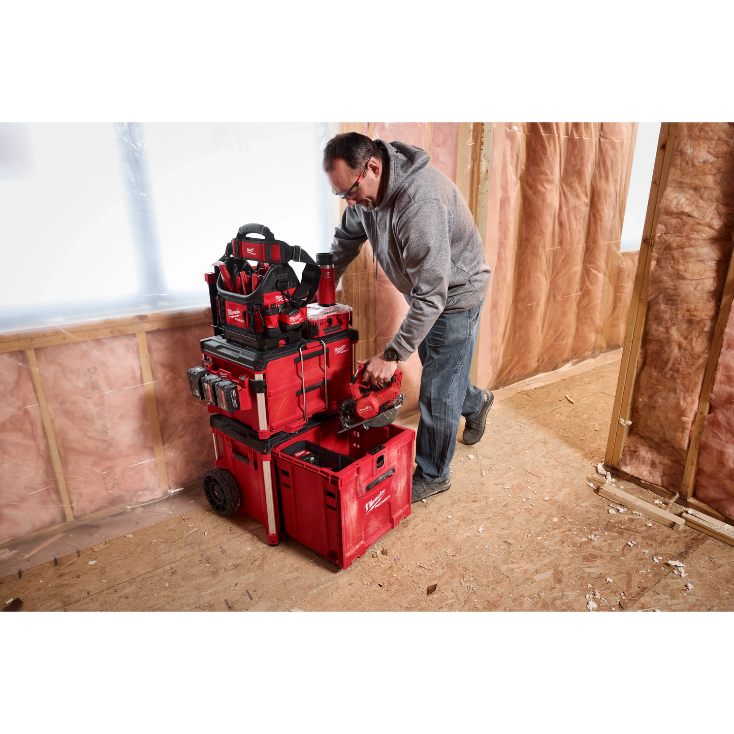 Milwaukee 48-22-8420, PACKOUT™ Rolling Drawer Tool Box