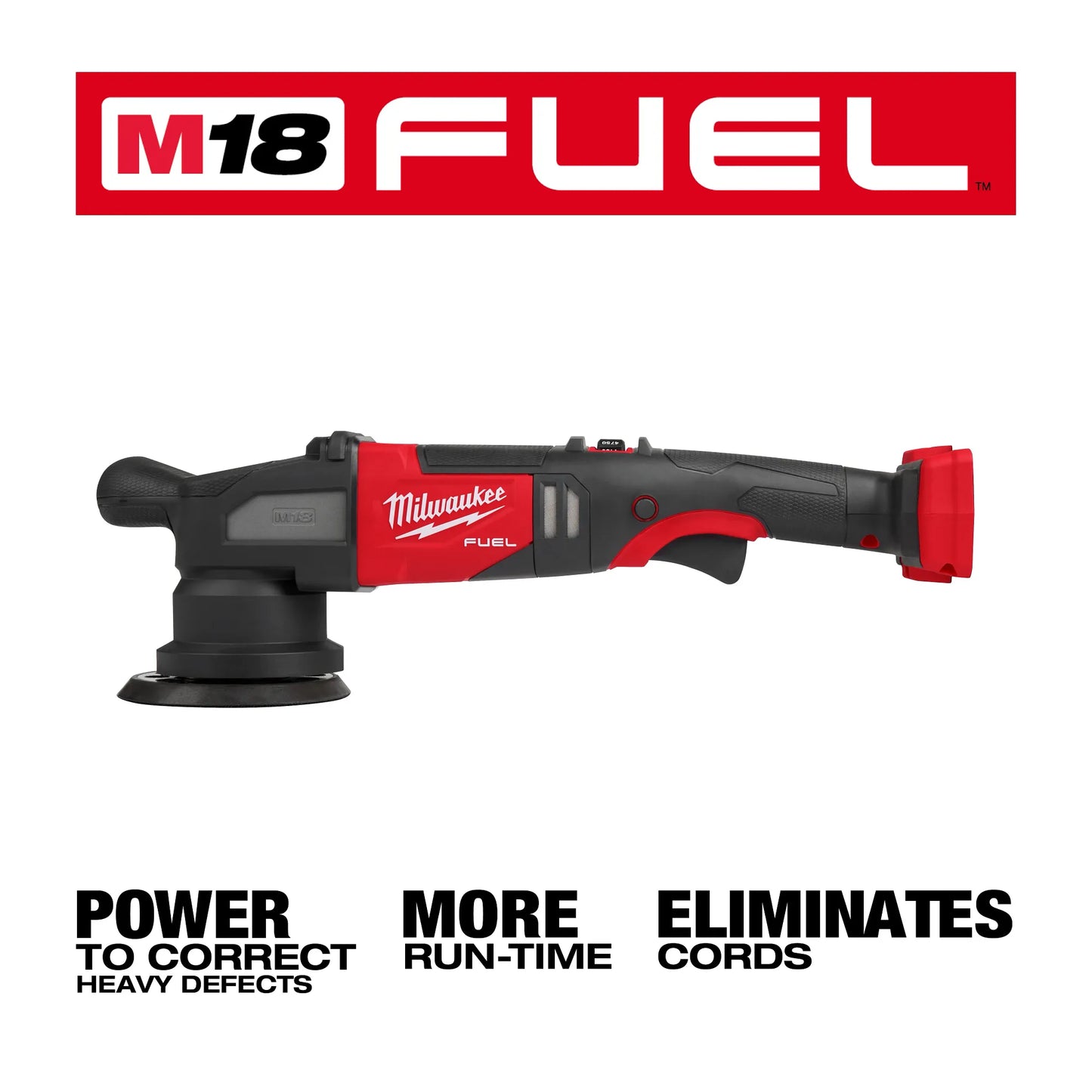 Milwaukee 2684-20, M18 FUEL™ 15mm Random Orbital Polisher