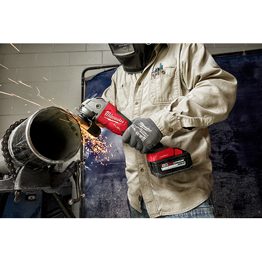 Milwaukee 2882-20, M18 FUEL 4-1/2″ / 5″ Braking Grinder Kit with ONE-KEY & Paddle Switch (Tool Only)