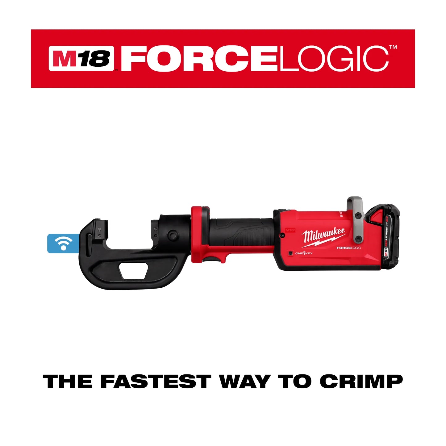 Milwaukee 2878K-22, M18â„¢ FORCE LOGICâ„¢ 12T Kearney Linear Crimper Kit