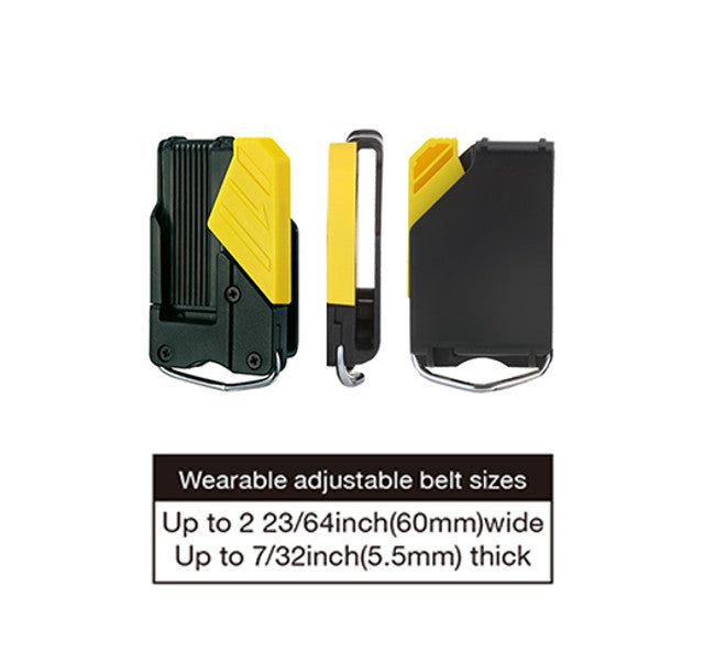 Tajima SF-BHLD, CLIP-n-HOLD Safety Belt Holder - Measuring Tape