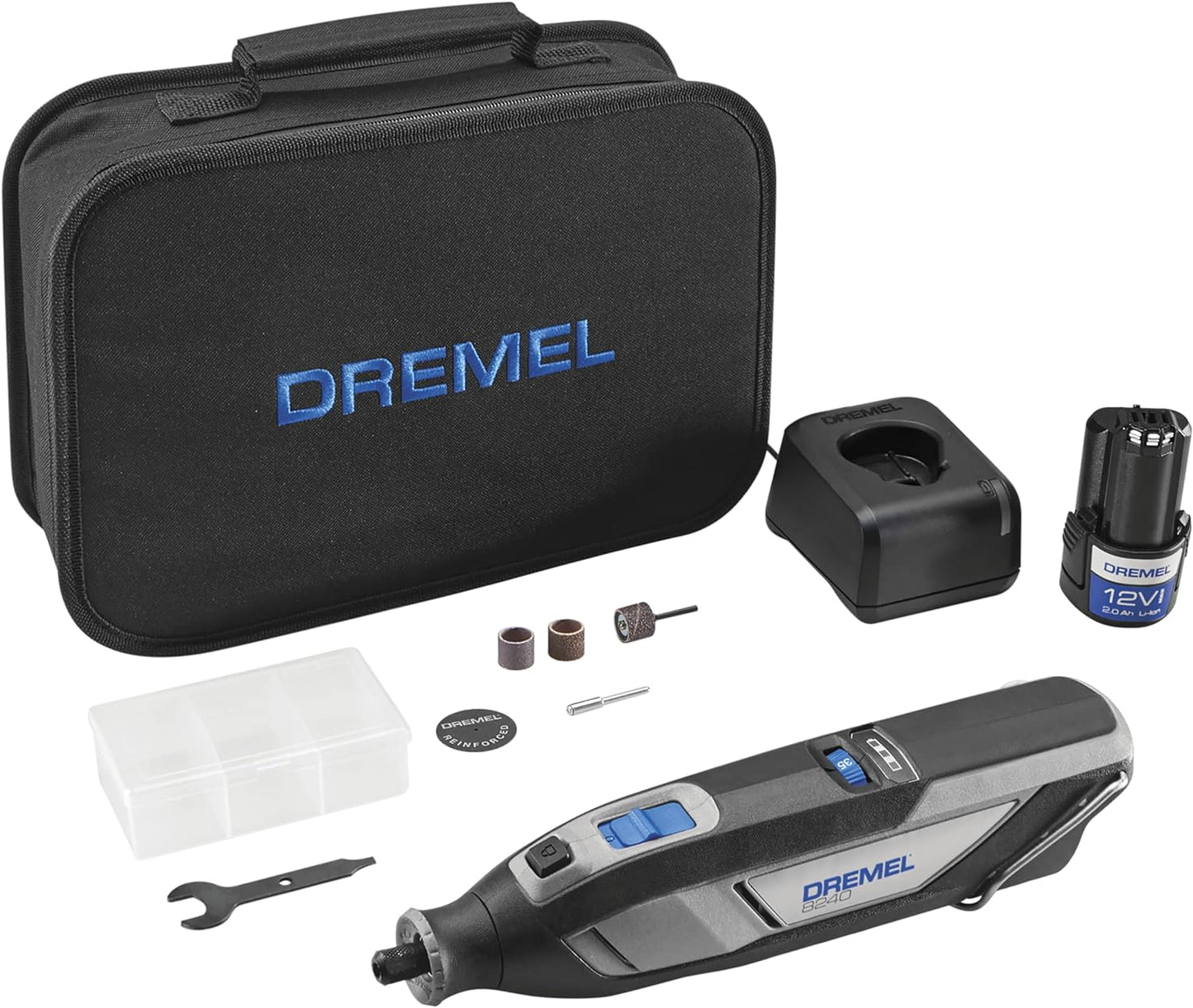 DREMEL 8240-5, 12V Cordless Rotary Tool Kit