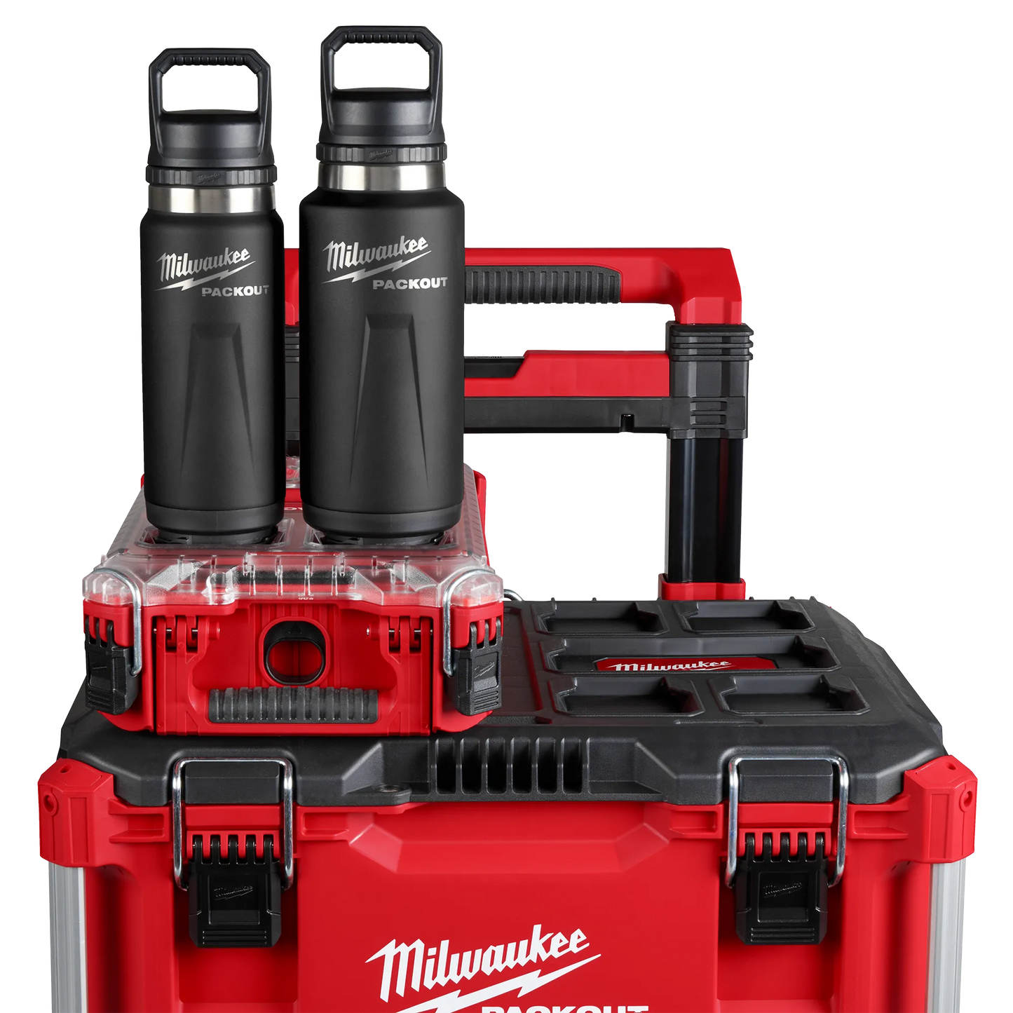 Milwaukee 48-22-8397B, PACKOUT™ 36oz Insulated Bottle with Chug Lid Black