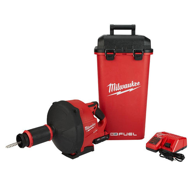 Milwaukee 2772A-21, M18 FUEL Drain Snake Kit w/ CABLE DRIVE (5/16†Cable)