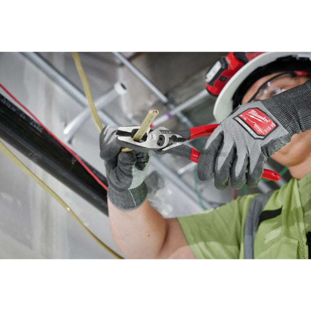 Milwaukee MT500C, 9" Lineman's Dipped Grip Pliers w/ Crimper & Bolt Cutter (USA)