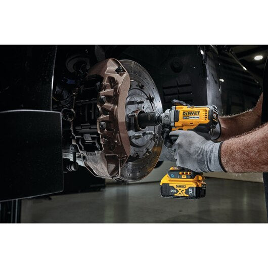 DEWALT DCF896P2, 20V MAX XR TOOL CONNECT 1/2" MID TORQUE IMPACT WRENCH (DETENT PIN) (5.0AH) W/ 2 BATTERIES AND BAG