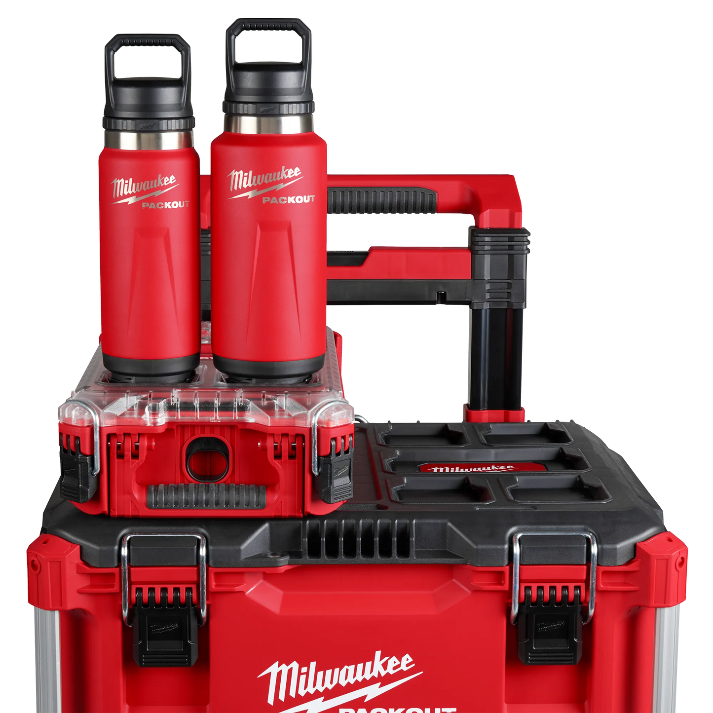 Milwaukee 48-22-8397R, PACKOUT™ 36oz Insulated Bottle with Chug Lid Red