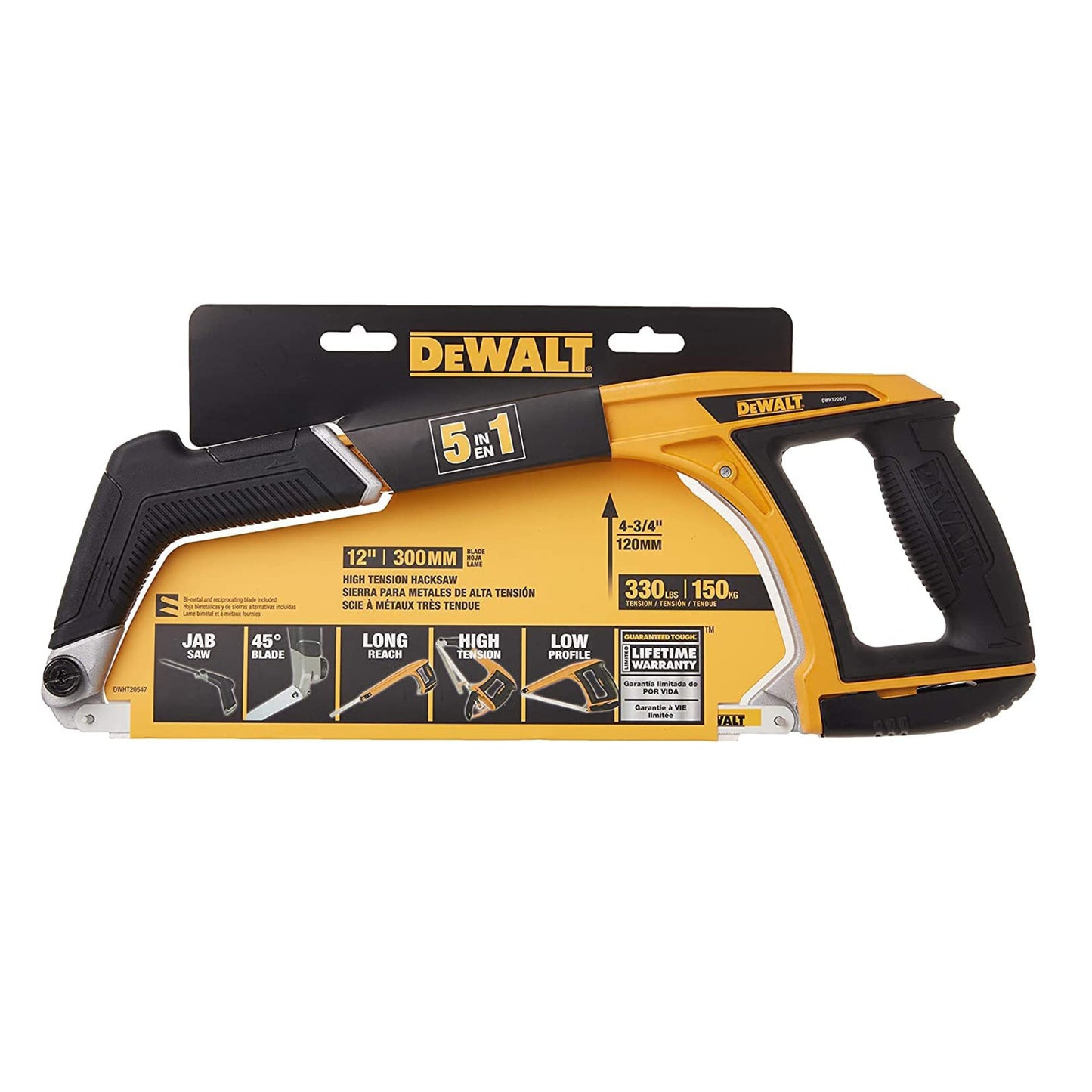 DEWALT DWHT20547L, 5-in-1 Multifunction Hacksaw