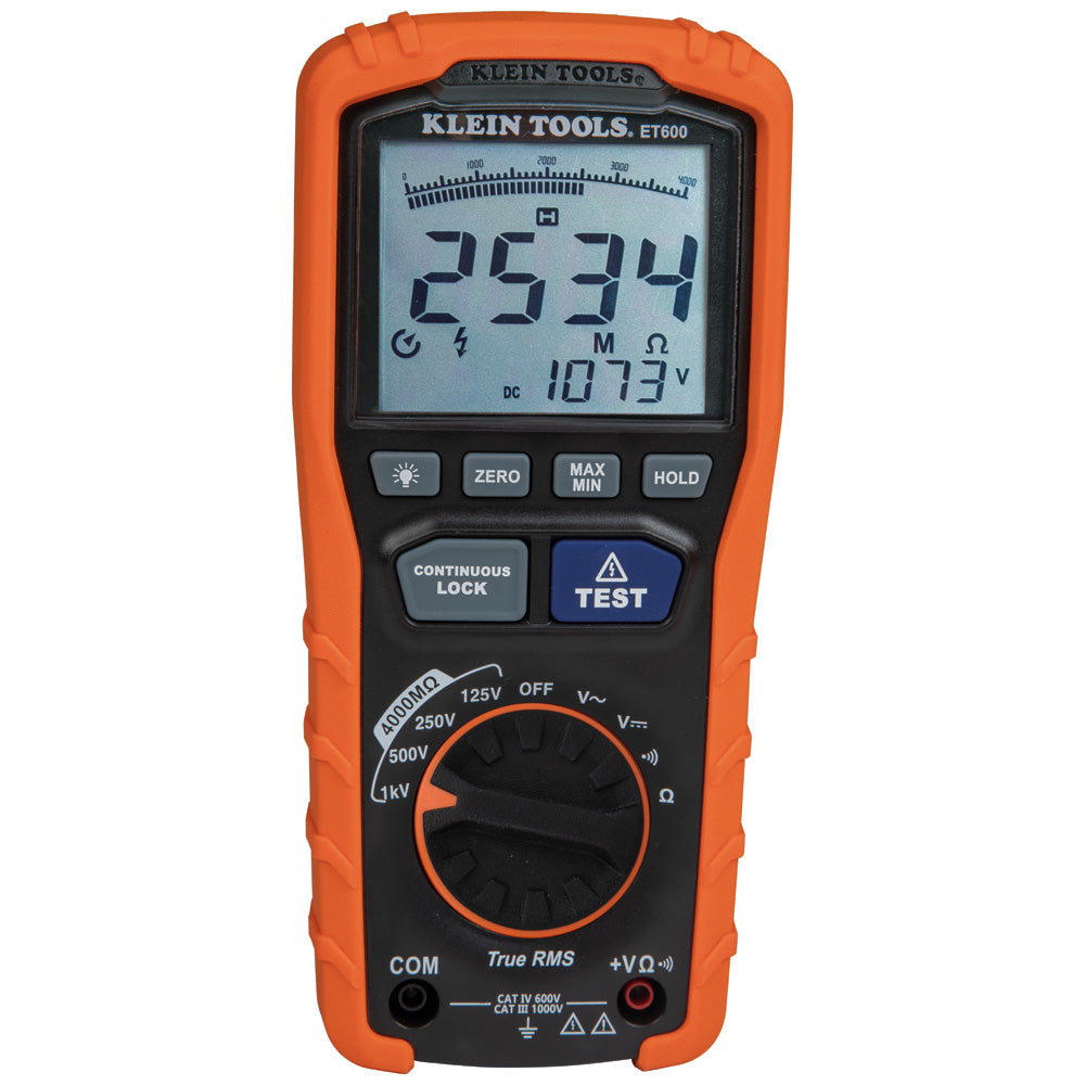 Klein Tools ET600, Insulation Resistance Tester