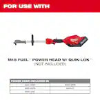 Milwaukee 49-16-2738, M18 FUEL QUIK-LOK Brush Cutter Attachment