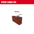 Milwaukee 48-62-6049, SDS-PLUS SLEDGE 3/8'' Mortar Knife (Discontinued)