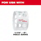 Milwaukee 49-56-7250, Large Thread Quick Change Arbor, 3/8"