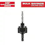 Milwaukee 49-56-7250, Large Thread Quick Change Arbor, 3/8"