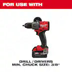 Milwaukee 49-56-7250, Large Thread Quick Change Arbor, 3/8"