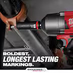Milwaukee 49-66-7019, 3/4" Drive SHOCKWAVE Impact Duty Metric Standard 6 Point Socket Set - 8 Piece
