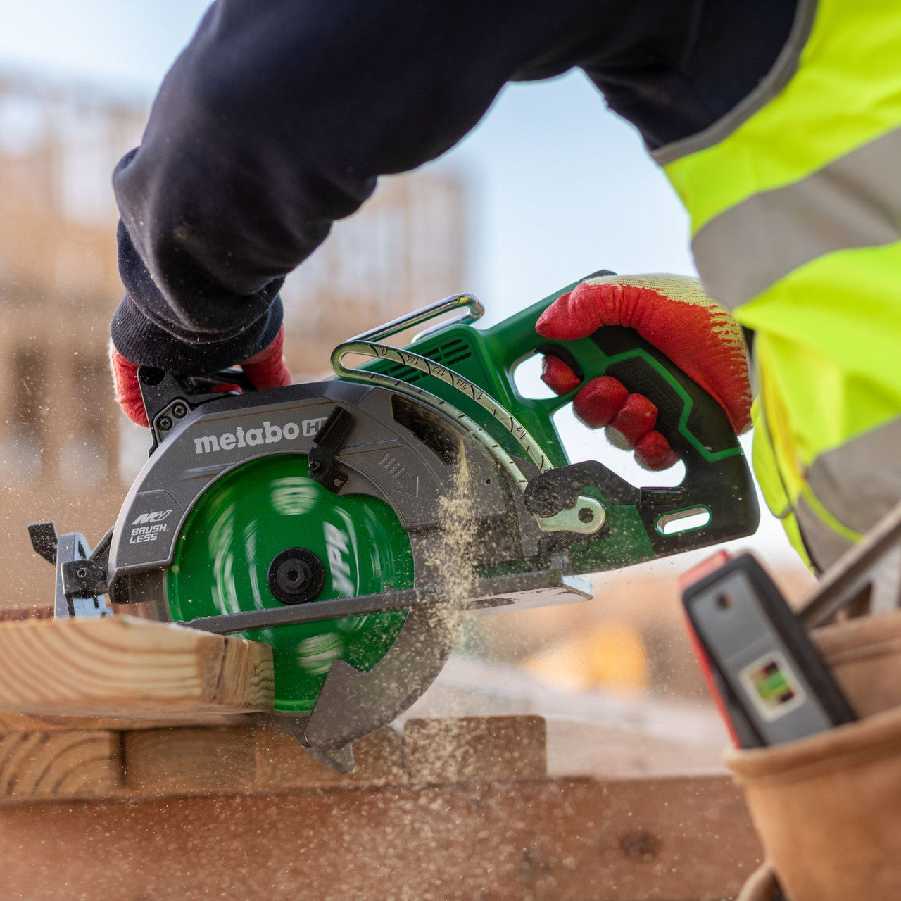 Metabo HPT C3607DWAQ4M, 36V MultiVolt 7-1/4" Rear Handle Circular Saw (Tool Only)