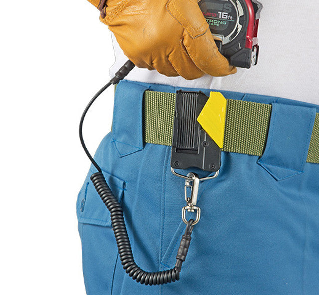 Tajima SF-BHLD, CLIP-n-HOLD Safety Belt Holder - Measuring Tape