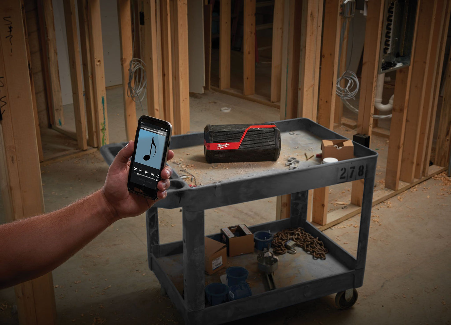 Milwaukee 2891-20, M18/M12 Wireless Jobsite Speaker (Tool Only)