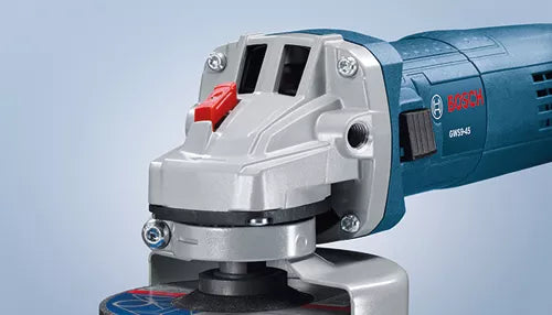 BOSCH GWS9-45, 4-1/2” Angle Grinder - 8.5 Amp w/ Lock-on Slide Switch