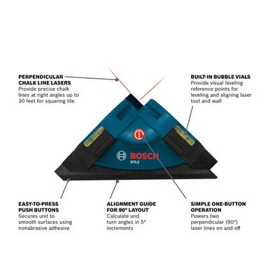 BOSCH GTL2, Professional Wall and Floor Covering Line Lasers