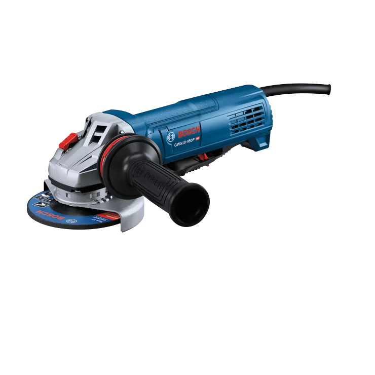 BOSCH GWS10-450P, 4-1/2” Angle Grinder - 10 Amp w/ Lock-on Paddle Switch
