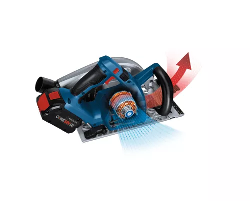 BOSCH GKS18V-26LB14, 18V PROFACTOR 7-1/4 In. Blade Left Circular Saw w/ (1) 8.0 Ah CORE Performance Battery