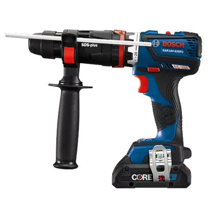 BOSCH GSR18V-535FCB15, 18V Brushless FlexiClick 5-in-1 Drill Driver Kit w/ (1) 4.0 Ah CORE Compact Battery