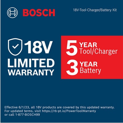 BOSCH GXL18V-227B25, 18V 2-Tool Combo Kit with Connected-Ready Two-In-One 1/4 In. Bit/Socket Impact Driver/Wrench, 1/2 In. Hammer Drill/Driver and (2) CORE18V® 4 Ah Advanced Power Batteries