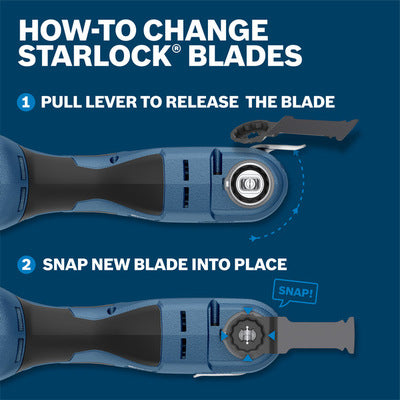 BOSCH OSL114F-10, 1-1/4in. Starlock Bi-Metal Plunge Cut Blade - 10pk