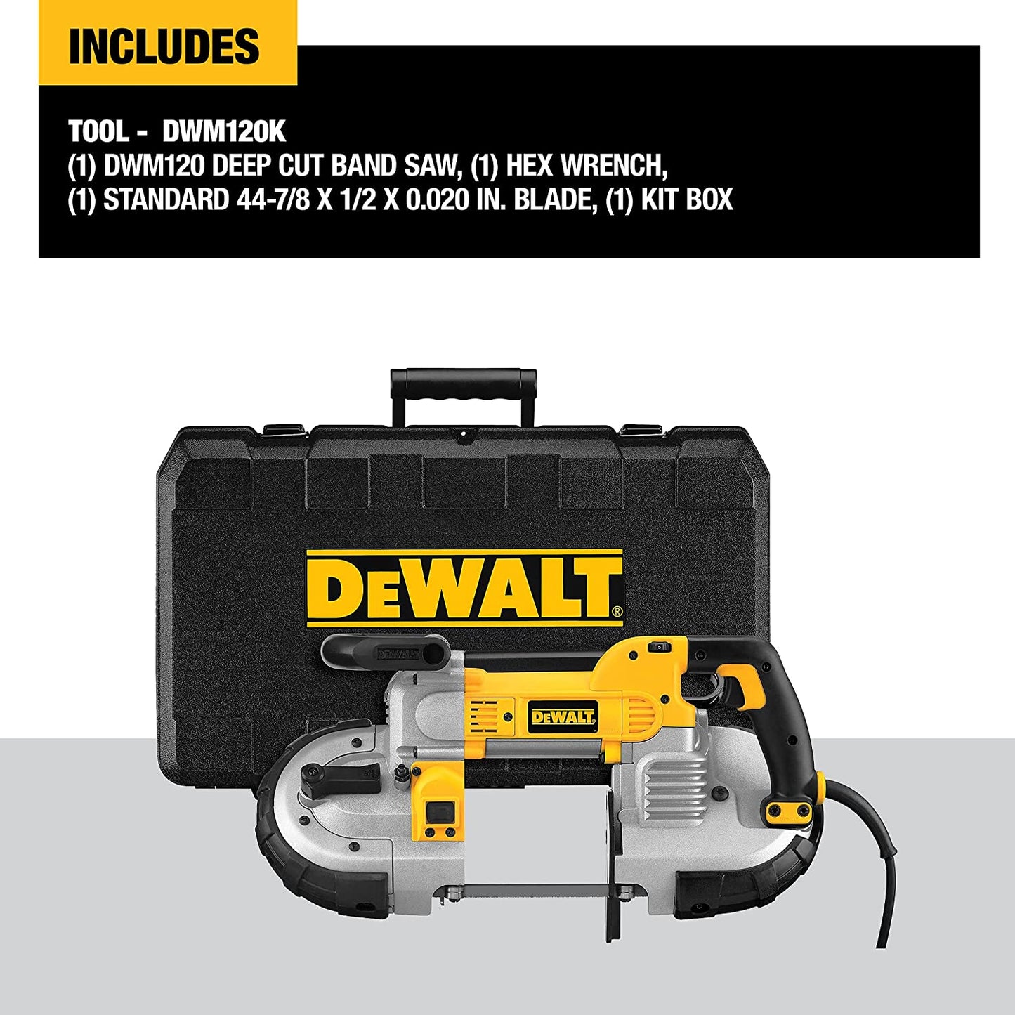 DEWALT DWM120K, Deep Cut Band Saw Kit