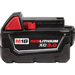 Milwaukee 48-11-1828, M18 REDLITHIUM Extended Capacity Battery (3.0 Ah)