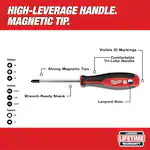 Milwaukee 48-22-2718, 8 pc Hex Wrench Ready Magnetic Tips Screwdriver Set