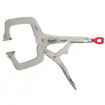 Milwaukee 48-22-3521, 11" TORQUE LOCK Locking C-Clamp Swivel Jaws