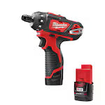 Milwaukee 2406-22, M12 FUEL™ 1/4” Hex 2-Speed Screwdriver Kit