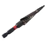 Milwaukee 48-89-9241, SHOCKWAVE Impact Duty Step Drill Bit #1 1/8 - 1/2"