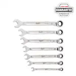 Milwaukee 48-22-9506 7pc Ratcheting Combination Wrench Set - Metric